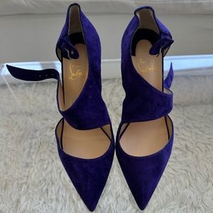 CHRISTIAN LOUBOUTIN Shoes Sharpeta Suede 100 m Heels SIZE 39